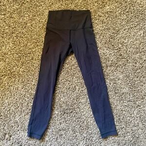 Navy Blue Lululemon Align Leggings